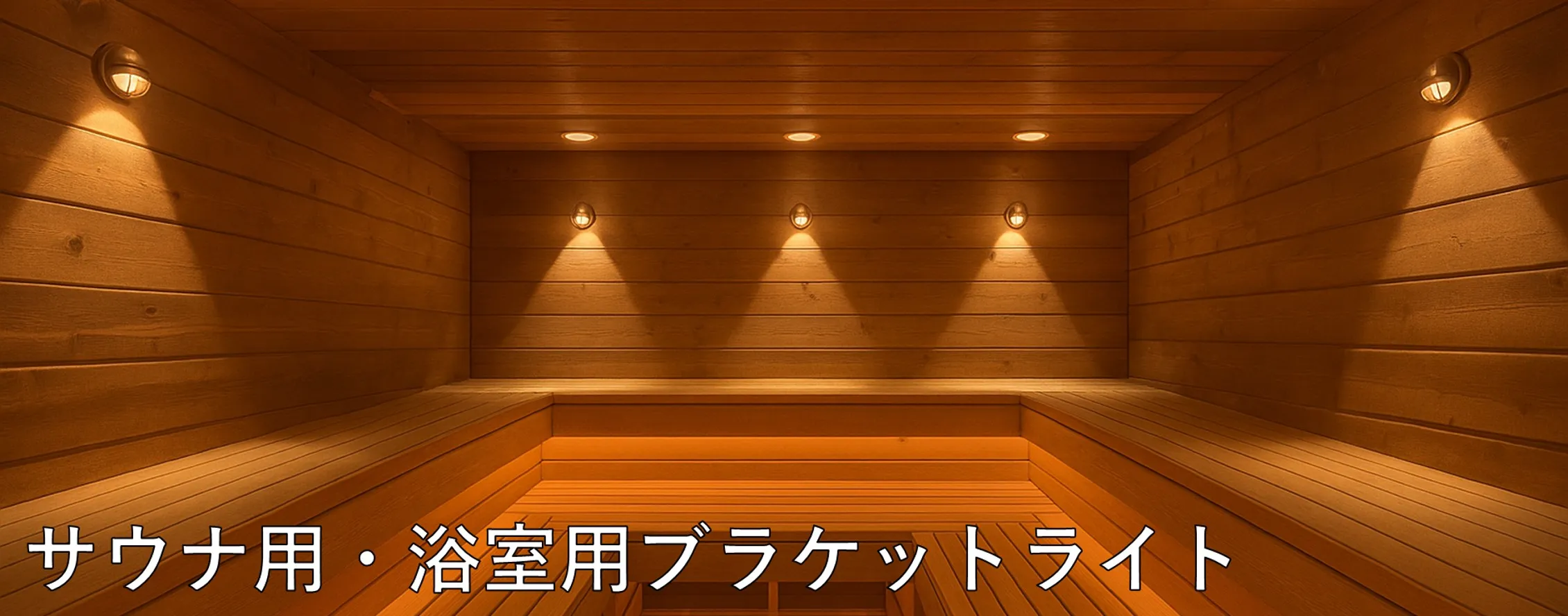 サウナ用ブラケットライト