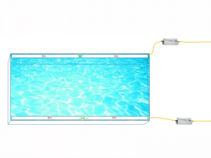 水中テープライトの配線方法をご紹介
