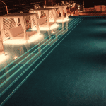 テープライト ラインライト 水中照明 プール ホテル リゾート