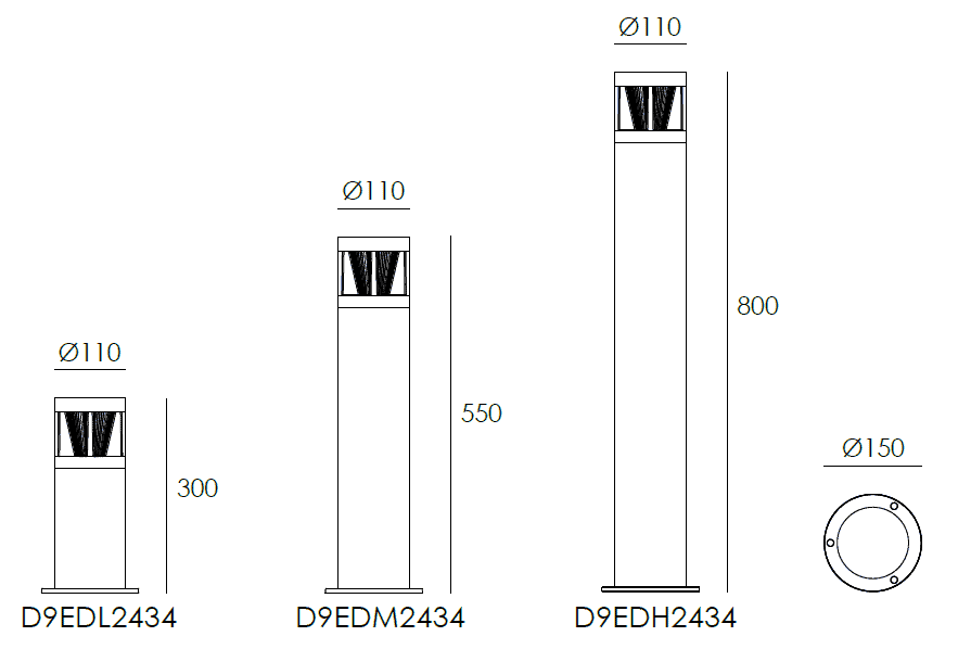 5WポールライトハイDタイプ画像