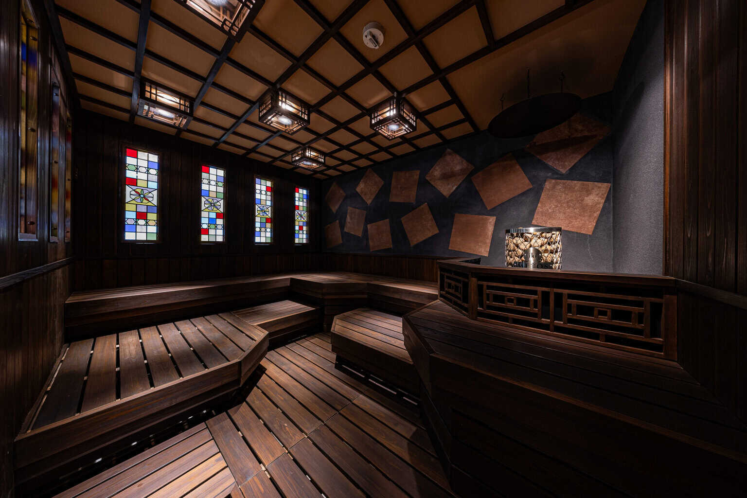 長崎某サウナ施設/サウナ室内