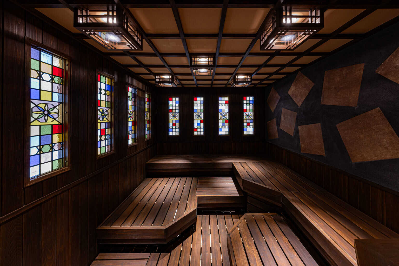 長崎某サウナ施設/サウナ室内