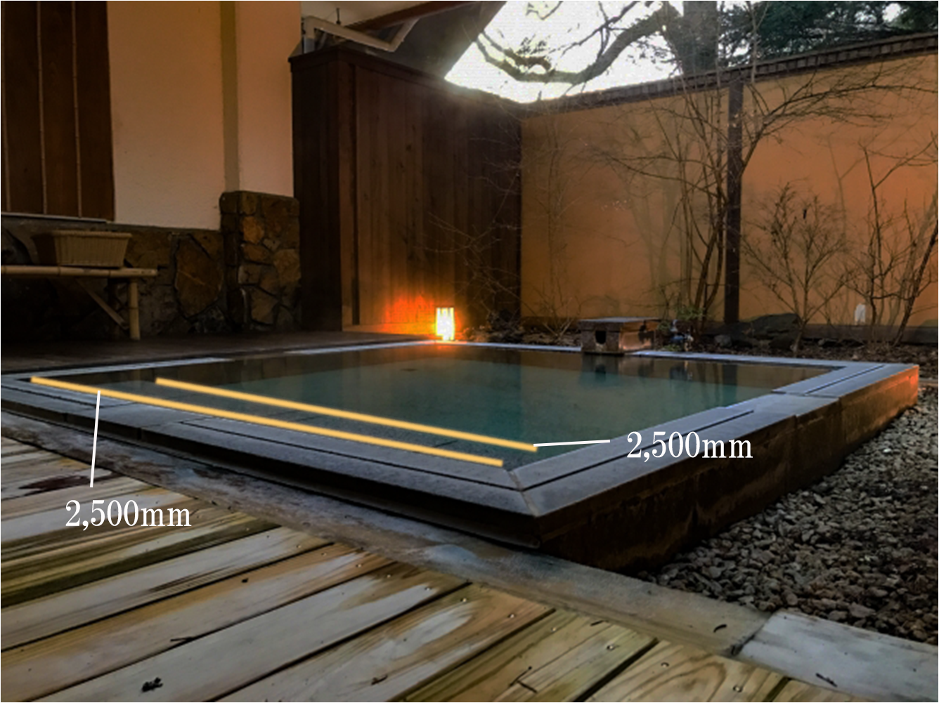 温泉 スパ施設へのled照明納入写真 株式会社富士メディシィエ