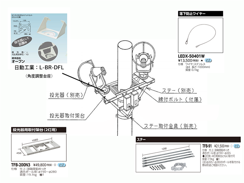 スポーツ施設照明器具の設置方法と適合オプションのご紹介 株式会社富士メディシィエ