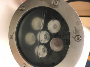 LED水中照明器具故障時の対応の流れ